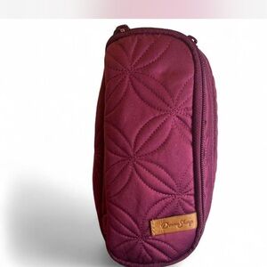 Quilted Plum Cosmetic Bag by Donna Sharp